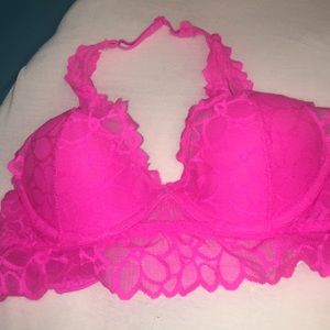 PINK hot pink bra